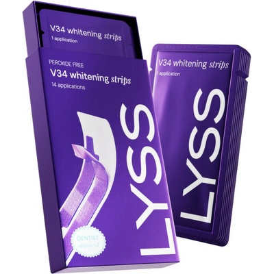 LYSS V34 whitening strips 14 applications 28 ks – Sleviste.cz