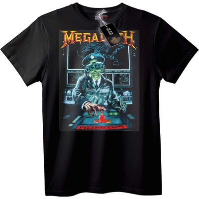NOONEBRAND Тениска Megadeth Skull Старт - 2XL, Black