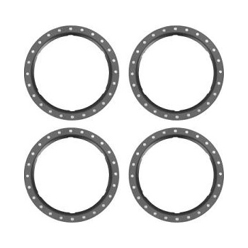 Traxxas пръстен Beadlock алуминиев сив (4)