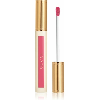 Gucci Glow Oil-In-Water Tint Liquid Lipstick lesklá hydratační tekutá rtěnka 415 Clara Pink 6,5 ml
