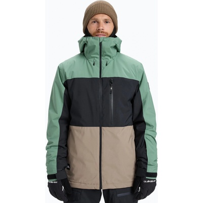 Quiksilver Мъжко яке за сноуборд Quiksilver Sycamore Block 20K dark ivy