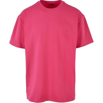 Build Your Brand pánske tričko Heavy Oversize Tee ibiškově růžové