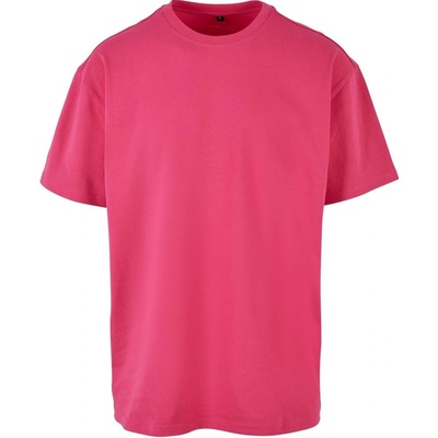 Build Your Brand pánske tričko Heavy Oversize Tee ibiškově růžové