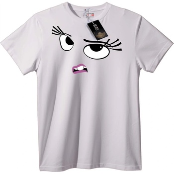 NOONEBRAND Тениска Подмигващо Карикатурно Лице - 5XL, Black