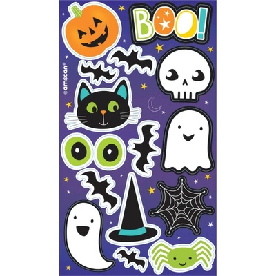 Sada halloweenských samolepek