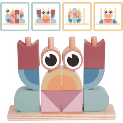 Tooky Toy krab skládačka Montessori