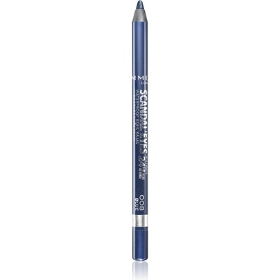 Rimmel Scandal Eyes 24H Waterproof Kohl Kajal Vodeodolná kajalová ceruzka na oči 008 Blue 1,2 g