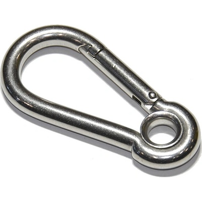 Karabina s okem DIN 5299A, nerez A4, 60x6mm