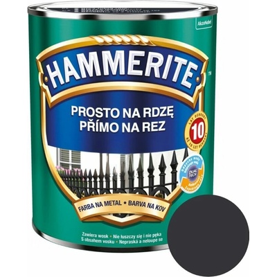 Hammerite Priamo na hrdzu saténový 0,7 l antracitová