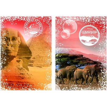 Grafika - Puzzle Travel around the World - Egypt, Kenya 1000 - 1 000 piese