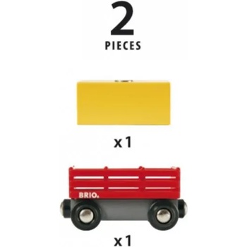 Image 1 of BRIO Товарно вагонче (33565)