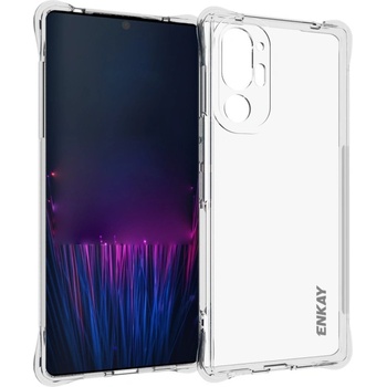 HTC U24 Pro Удароустойчив ENKAY2 Силиконов Калъф и Протектор