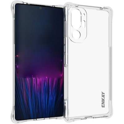 HTC U24 Pro Удароустойчив ENKAY2 Силиконов Калъф и Протектор