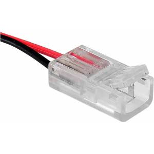VIVALUX КОНЕКТОР ЗА LED ЛЕНТА COB VIVALUX POWER LEAD ЗАХРАНВАЩ КАБЕЛ 10см 8мм 125x11x7мм 2бр (VIV004807)