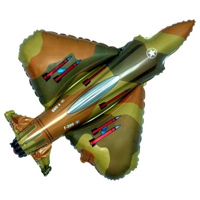 Baloon Party Fóliový balón Stíhačka 91 cm