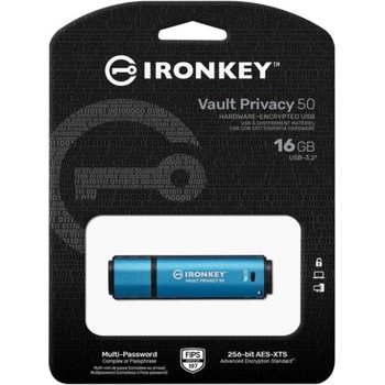 Image 1 of Kingston IronKey Vault Privacy 50 16GB USB 3.2 (IKVP50/16GB)