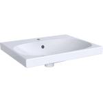 Geberit Acanto - Умивалник 60x48 см, отвор за смесител, с преливник, с KeraTect, бял 500.620. 01.8 (500.620.01.8)