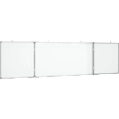 vidaXL Magnetická skládací tabule 160 x 40 x 1,7 cm hliníková