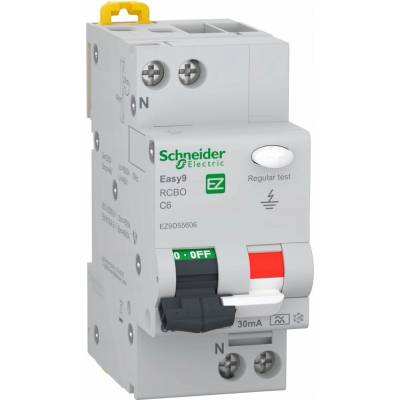Schneider C 6A 1P+N 30 mA typ A EZ9D55606