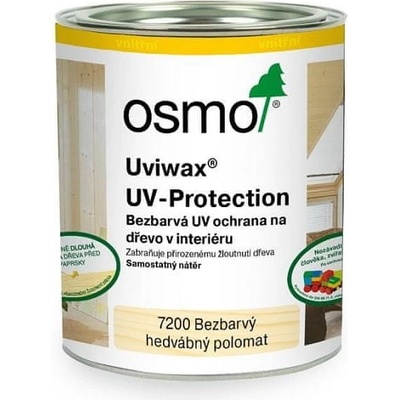 Osmo 7200 Uviwax UV ochrana 0,75 l Bezfarebná
