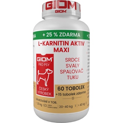 Giom L-karnitin Aktiv Maxi 60 tbl
