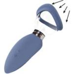 SHOTS TOYS Arousing - Презареждаема помпа за вулва и гърди, синя (P25747)