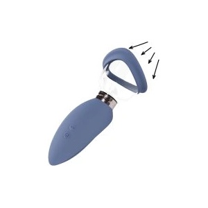SHOTS TOYS Arousing - Презареждаема помпа за вулва и гърди, синя (P25747)