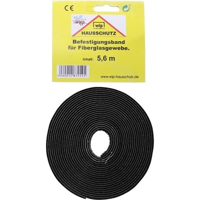 MFH Закрепваща лента Wip, черна, стъклопласт, дължина: 3, 4 м (49402)
