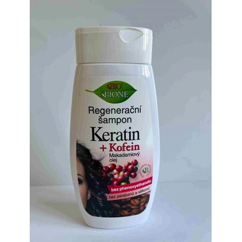 BC Bione Cosmetics Keratin kofein regenerační šampon Macadamia Oil 250 ml