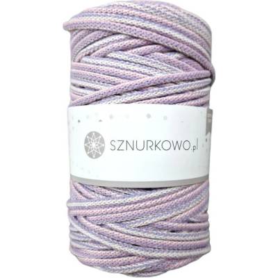Sznurkowo příze na háčkování - 3SZ51 - 3mm exMIX Levandulová romance