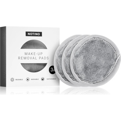 Notino Spa Collection Make up removal pads pratelné odličovací tampony z mikrovlákna odstín Grey 3 ks