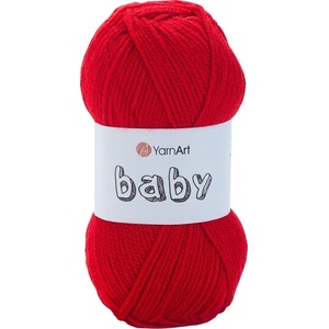 YARNART Baby 576 Red Плетива прежда (Baby 576)