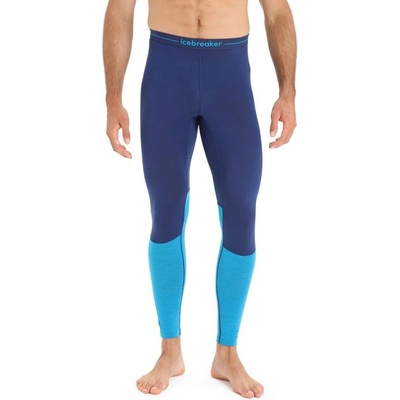 Icebreaker M 125 ZoneKnit Leggings Geo blue