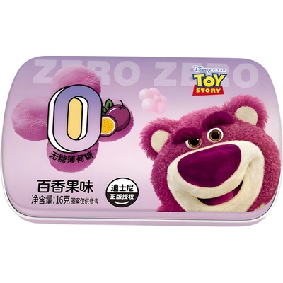 Qi Disney Lotso Sugar-Free Passion Fruit Mint Candy 16 g