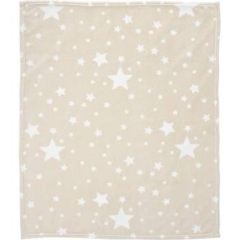 Lorelli ОДЕЯЛО КОРАЛ 85/100 БЕЖОВО СЪС ЗВЕЗДИ (3800166112992)