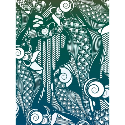 Preinterier Fototapeta panel - PL0152 - Kontrastné vzory vlies - 206cm x 275cm