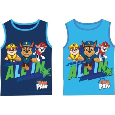 Paw Patrol Tlapková patrola Licence chlapecké tílko Paw Patrol tmavě modrá – Zboží Mobilmania