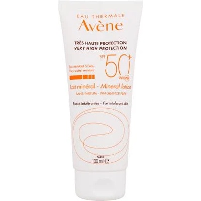 Avène Sun Mineral Milk SPF50+ слънцезащитен минерален лосион за тяло и лице 100 ml