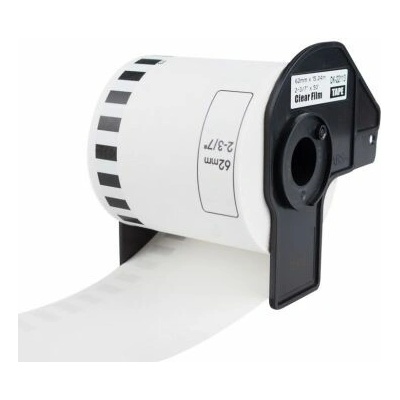 PRINTLINE kompatibilní etikety s Brother DK-22113, průsvitná filmová role, 62mm x 15,24m (PLLB25, DK22113)