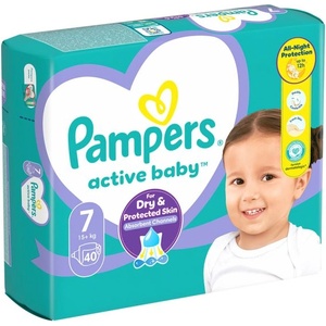 Pampers Памперси Pampers Active Baby 7 (15+ кг. ) - 40 броя