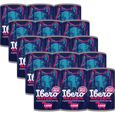 Ibero Natural Dog Adult lamb 15 x 400 g