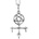 NNM висулка Pentagram Cross - SS8-736P