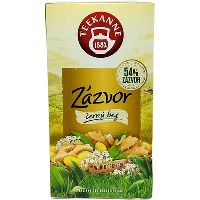 Teekanne World of Ginger bylinný zázvorový čaj aromatizovaný 20 x 1,75 g