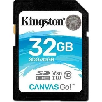 Kingston SDXC Canvas Go! 32GB C10/U3/V30 SDG/32GB