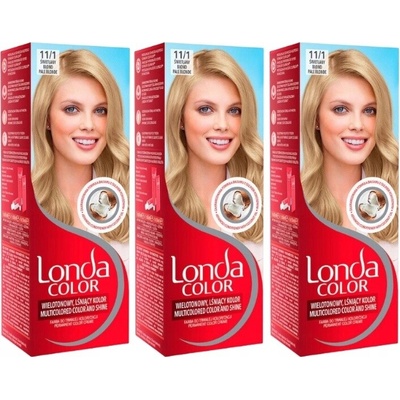 Londa Color Barva na Vlasy Světlý Blond 11/1 x3