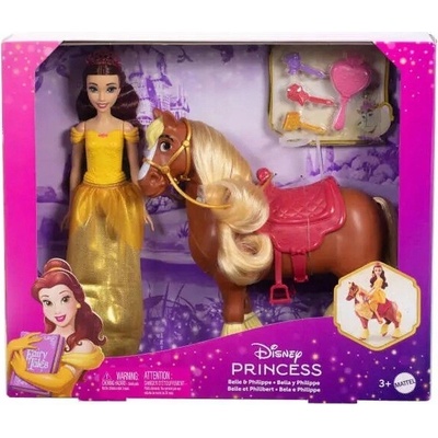 Disney Princezna Bella s krásným koněm Philippem