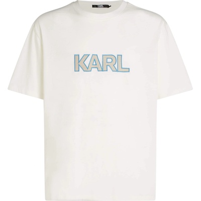 Karl Lagerfeld Тениска бяло, размер L