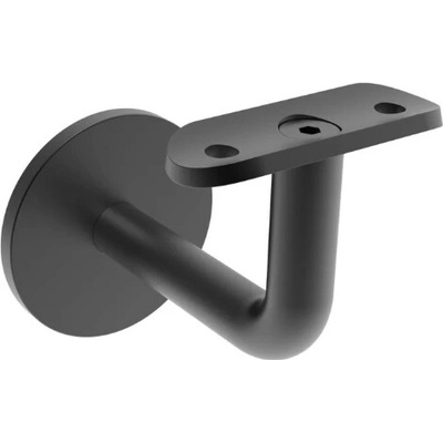 Hahn Steel Nerezový držák madla (pr. 42.4 mm) pro montáž na zeď, AISI 304, černá – Zboží Mobilmania