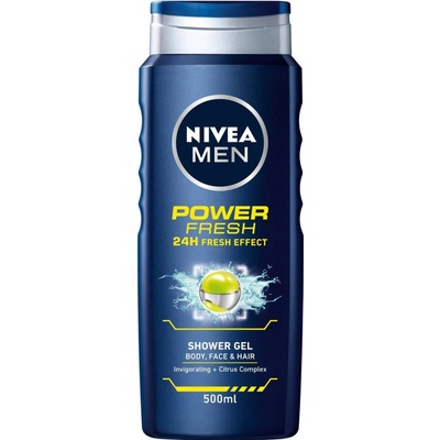 Nivea Men Power Refresh sprchový gél 500 ml