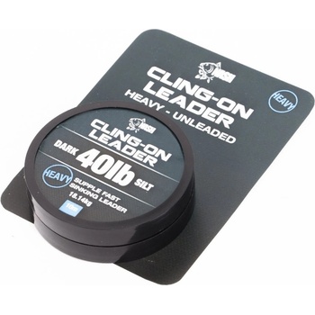 Kevin Nash Ťažká šnúra Cling On Leader 10m 40lb Silt